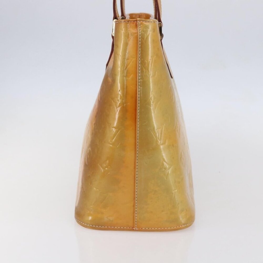 LOUIS VUITTON Monogram Vernis Houston Hand Bag Gris M91053 LV Auth BA8340 - Picture 5 of 16